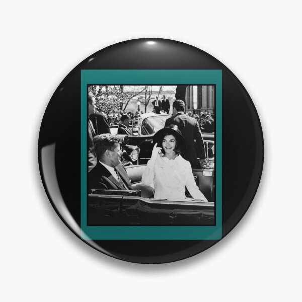 Item preview, JACQUELINE KENNEDY AND JOHN F. KENNEDY IN CONVERTIBLE PARADE MOTORCADE FOR PRESIDENT OF MOROCCO MARCH 27 1963 designed and sold by PatriotCat.