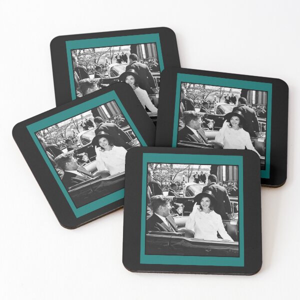 Item preview, JACQUELINE KENNEDY AND JOHN F. KENNEDY IN CONVERTIBLE PARADE MOTORCADE FOR PRESIDENT OF MOROCCO MARCH 27 1963 designed and sold by PatriotCat.