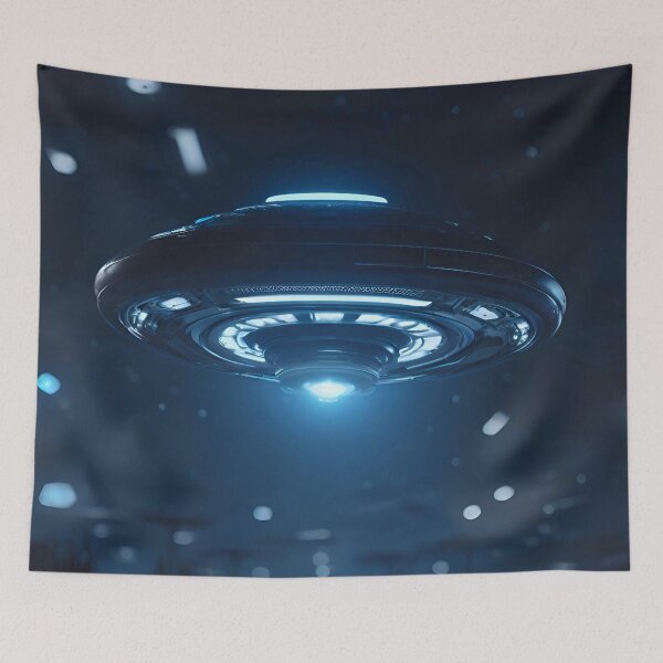 Item preview, A UFO In The Night designed and sold by TheArtOfPat.