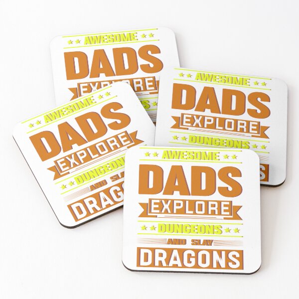 Item preview, Awesome Dads Explore Dungeons & Slay Dragons Dundeon Masters designed and sold by UMI BLOOM.
