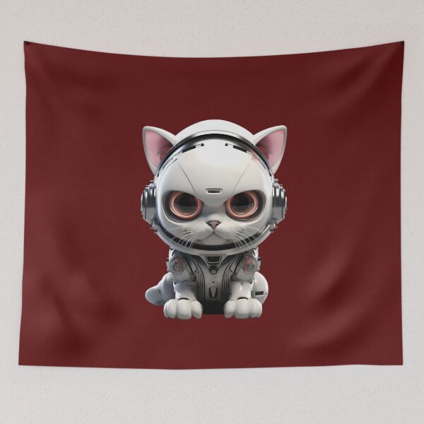 Item preview, Furious Feline Bot designed and sold by oilidesing.