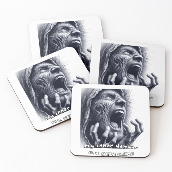 Item preview, My inner demon shrill screams and horror  designed and sold by JaroDesign2023.