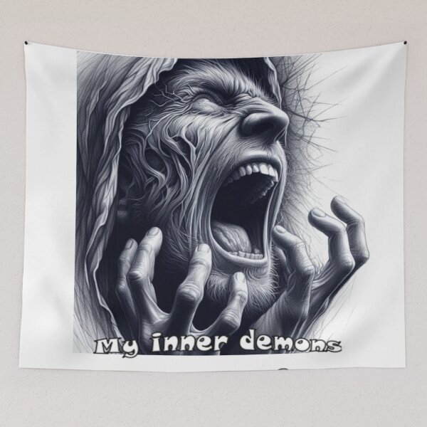 Item preview, My inner demon shrill screams and horror  designed and sold by JaroDesign2023.