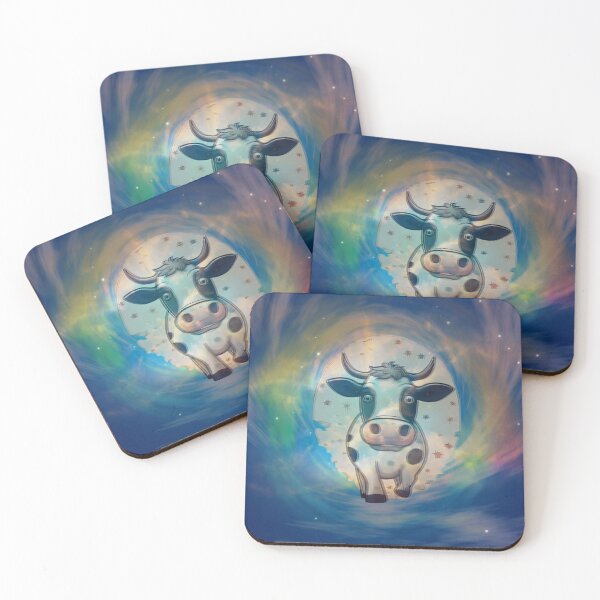 Item preview, Moo Moo Cute Cow In An Alternate Universe  designed and sold by Cuteanimalgifts.