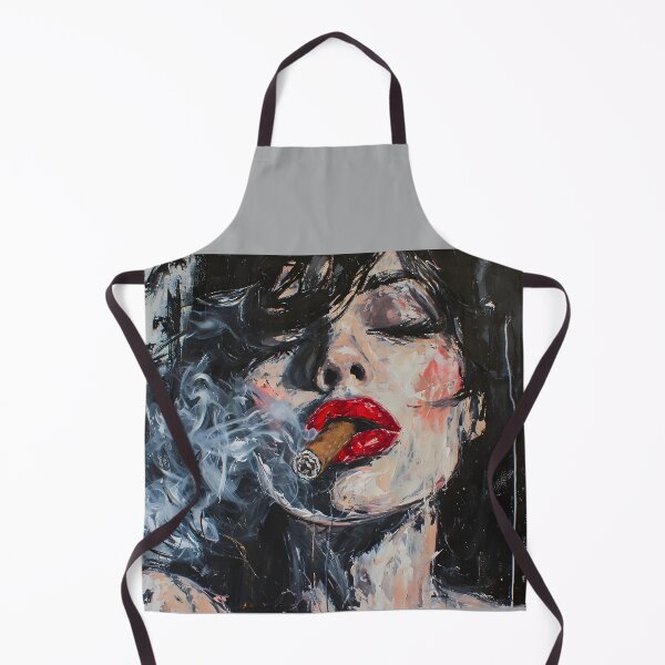 Item preview, Contemporary Flames- The Intense Aura of Monochrome, Loose Brushstrokes, and Cigar Whirlwinds designed and sold by OlfactoART Studio.