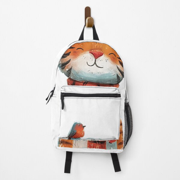 Item preview, Watercolour of the Wild - Tiger and Bird  designed and sold by fluidwatercolor.