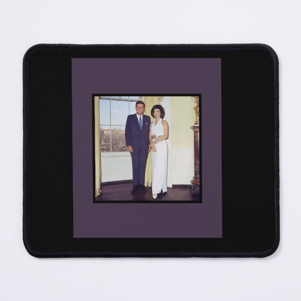 Item preview, PRESIDENT AND FIRST LADY PORTRAIT PRESIDENT KENNEDY AND MRS. KENNEDY WHITE HOUSE YELLOW OVAL ROOM designed and sold by PatriotCat.