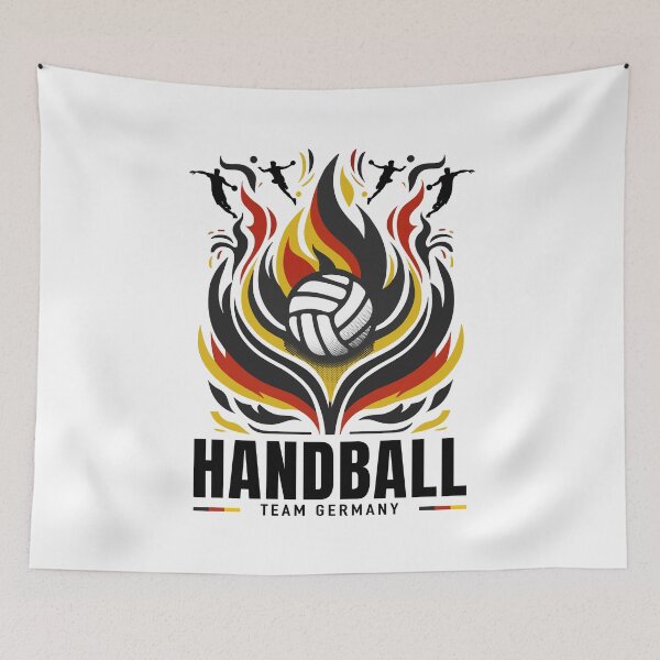 Item preview, Handball Team Germany - Flame Ball Players designed and sold by Infinitee8hirts.