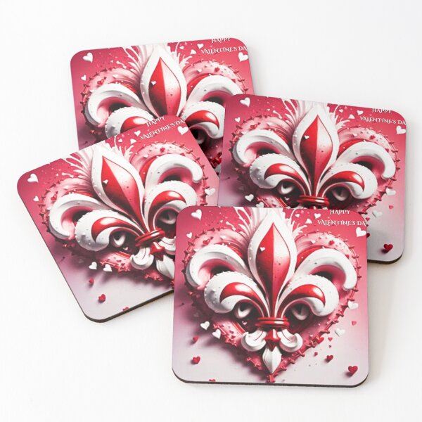 Item preview, Valentine's Day Fleur De Lis designed and sold by trailsitravel.