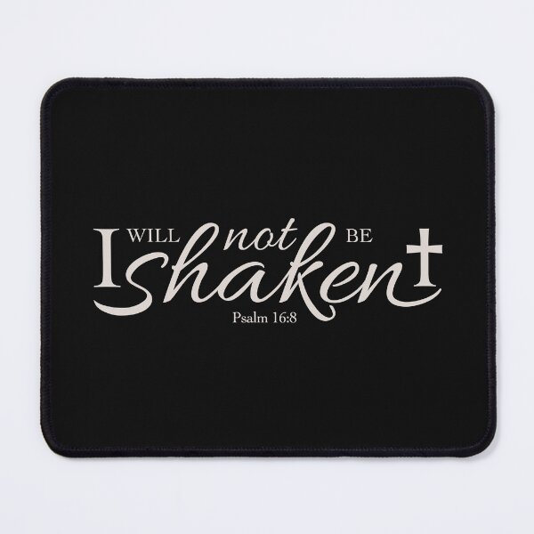 Item preview, Psalm 16:8 Shaken v2 | Warm Grey designed and sold by Loah-Store.