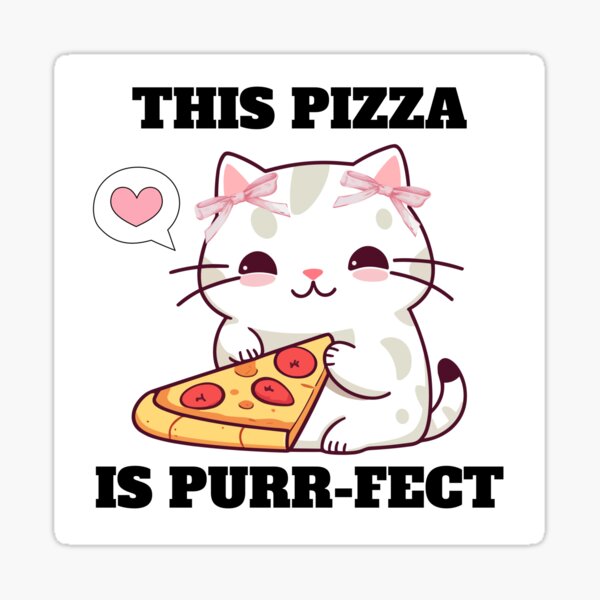 Item preview, This Pizza Is Purr-fect designed and sold by Hyunnibear.