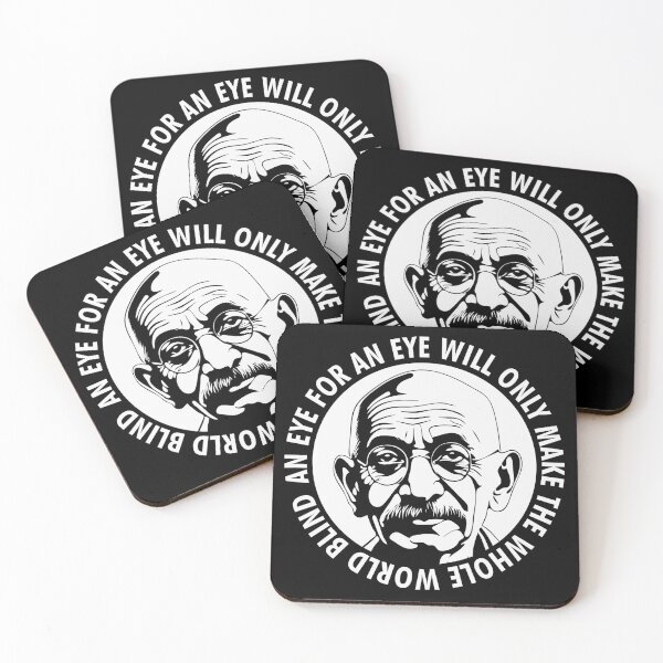 Item preview, Gandhi Peace Quote AN EYE FOR AN EYE - Anti War & Violence designed and sold by defytee.