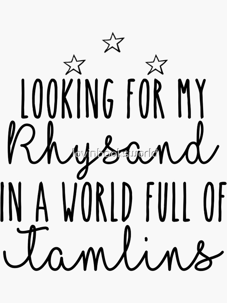 Looking for my Rhysand in a world full of tamlins by lovinbooksworld