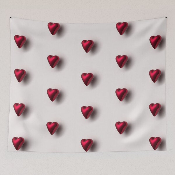 Item preview, 3D glossy metal red heart. Valentines day gift, couple gift. designed and sold by helga-wigandt.