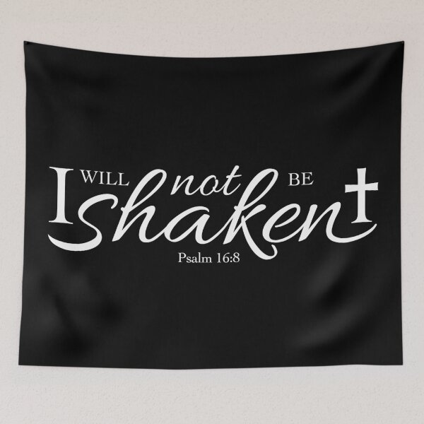 Item preview, Psalm 16:8 Shaken v2 | White designed and sold by Loah-Store.