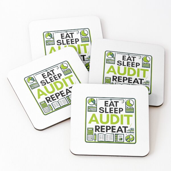 Item preview, Eat. Sleep. Audit. Repeat.  Auditor Auditing Gift designed and sold by TeesYouWant.