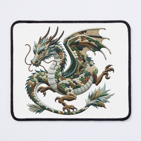 Item preview, Embroidered Camouflaged Dragon Legendary Animal designed and sold by kylmllr101684.