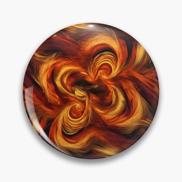 Item preview, Flickering and Twisting Fire Flames Abstract designed and sold by colorvisionart.