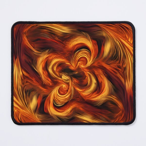Item preview, Flickering and Twisting Fire Flames Abstract designed and sold by colorvisionart.