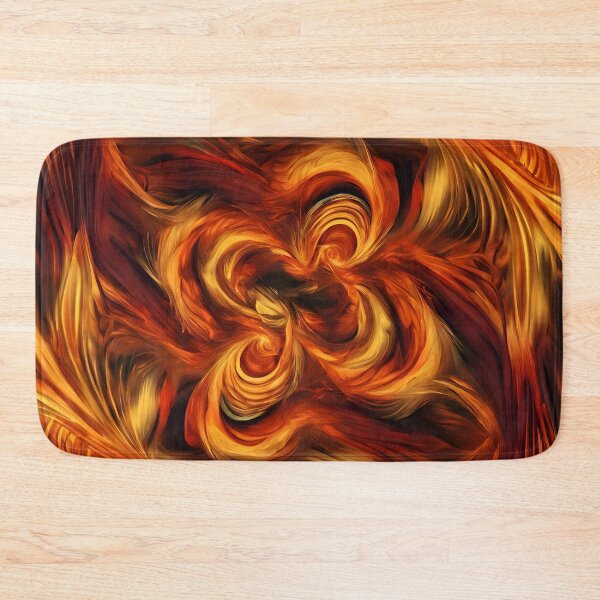 Item preview, Flickering and Twisting Fire Flames Abstract designed and sold by colorvisionart.