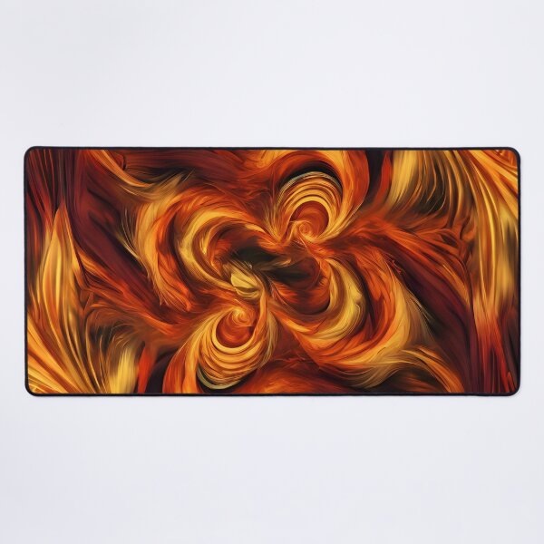 Item preview, Flickering and Twisting Fire Flames Abstract designed and sold by colorvisionart.