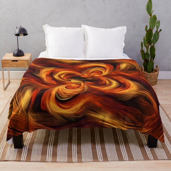 Item preview, Flickering and Twisting Fire Flames Abstract designed and sold by colorvisionart.