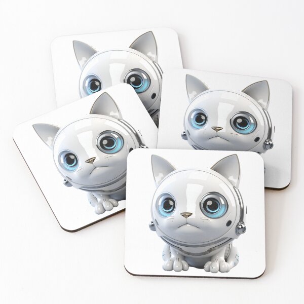 Item preview, The cute cat robot designed and sold by oilidesing.