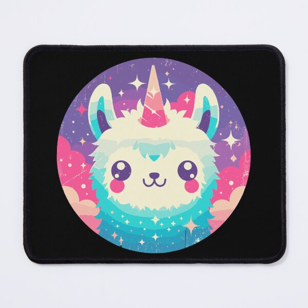 Item preview, Kawaii rainbow llamacorn unicorn llama designed and sold by TomFrontierArt.