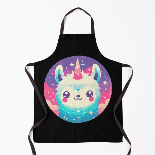 Item preview, Kawaii rainbow llamacorn unicorn llama designed and sold by TomFrontierArt.