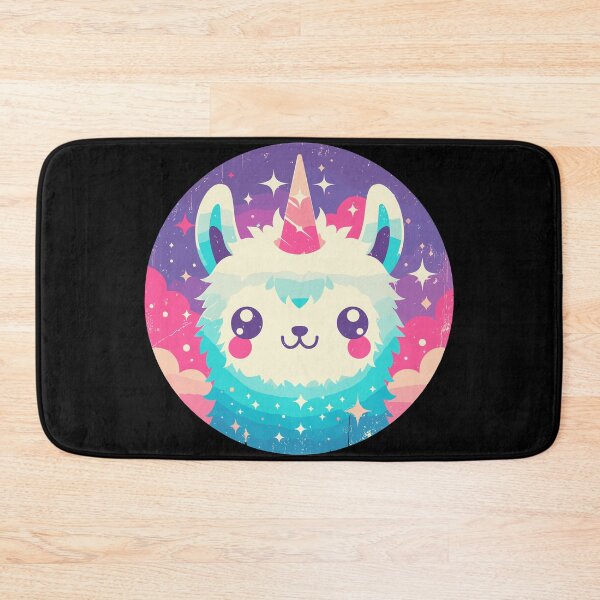 Item preview, Kawaii rainbow llamacorn unicorn llama designed and sold by TomFrontierArt.