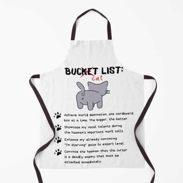Item preview, Cat Bucket Bucat List designed and sold by PurrfectJourney.