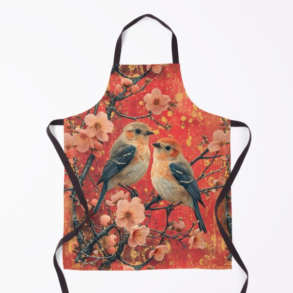 Item preview, Vintage Love Birds: Romantic Collage Artwork designed and sold by Moisky Patterns.