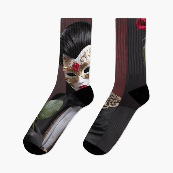Item preview, Gorgeous romantic man in Venetian mask  designed and sold by Khala.