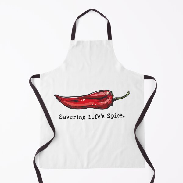 Item preview, Savoring Life's Spice: Illustration of a Red Hot Chili Pepper designed and sold by OpsDesing.
