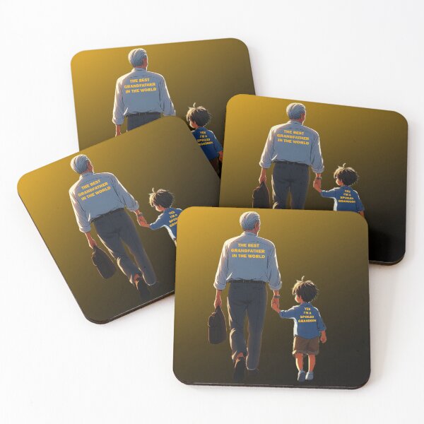 Item preview, The Best Grandpa and Spoiled Grandson designed and sold by Echonn.