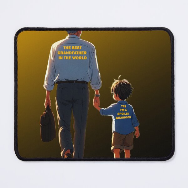 Item preview, The Best Grandpa and Spoiled Grandson designed and sold by Echonn.
