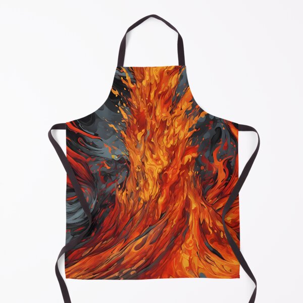 Item preview, Towering Volcano Eruption Abstract designed and sold by colorvisionart.