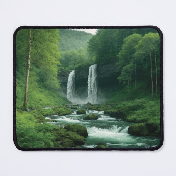 Item preview, Forest with waterfalls designed and sold by Myriam Iart.