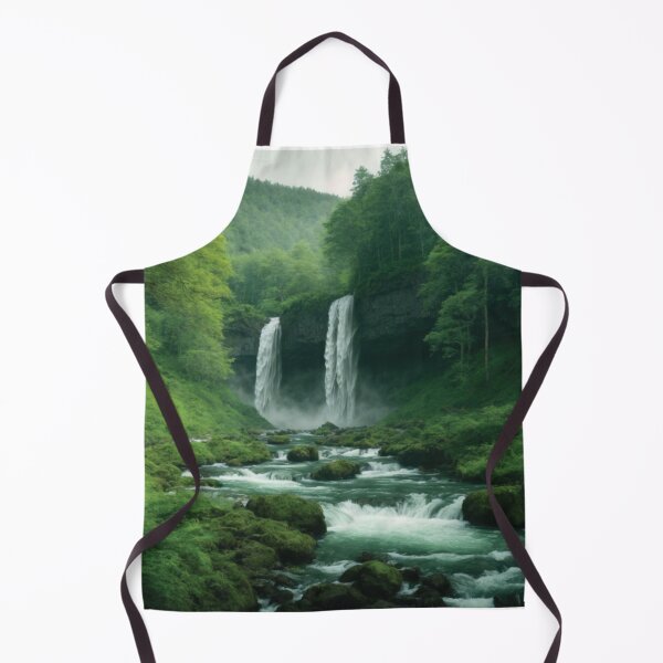 Item preview, Forest with waterfalls designed and sold by Myriam Iart.
