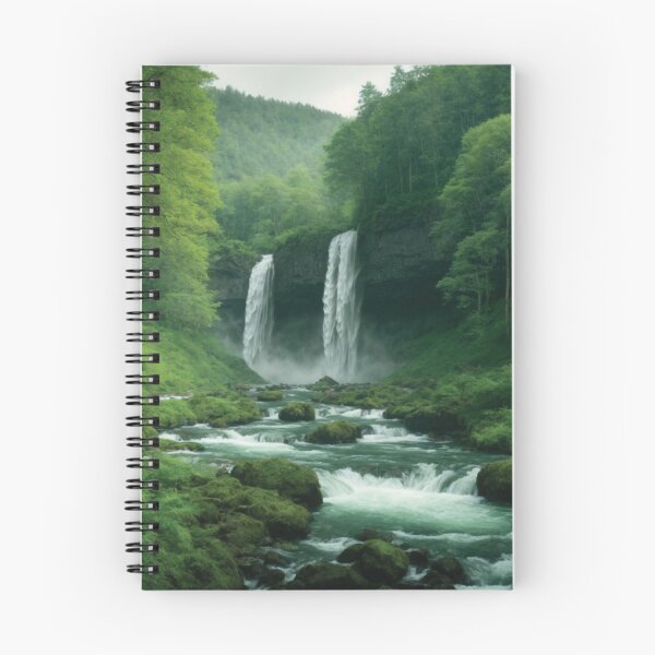 Item preview, Forest with waterfalls designed and sold by Myriam Iart.