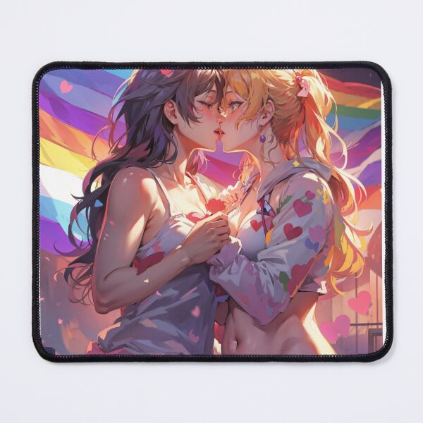 Item preview, Galentines Day Anime, Lesbian Velentine's Day  designed and sold by Mandala108.