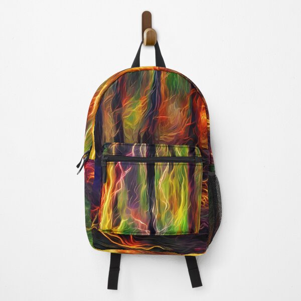 Item preview, Sudden Lightning Strike in a Quiet Forest - Impressionist Abstract Art designed and sold by colorvisionart.