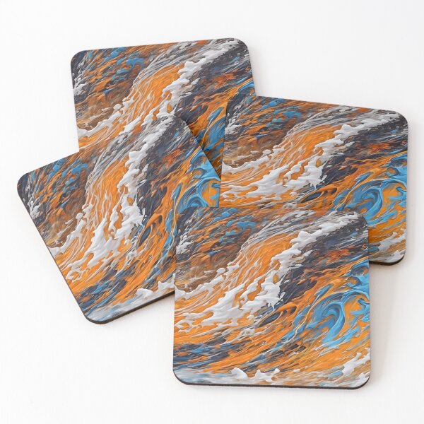 Item preview, Rapids and Foam Abstract Art designed and sold by colorvisionart.
