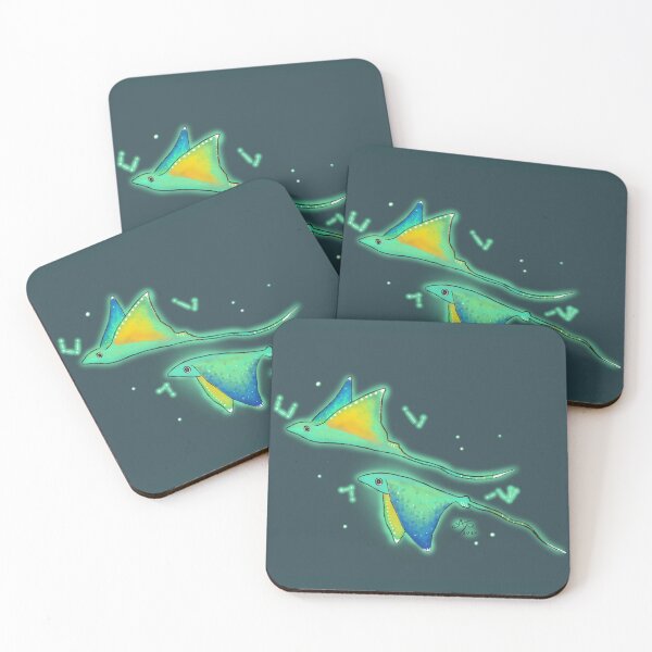 Item preview, Starry Mantas (blue version) designed and sold by TossArt.