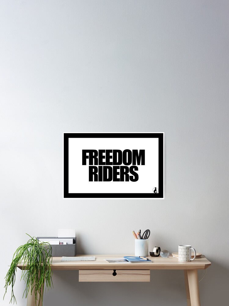 Imagen 2 de 3, Póster con la obra FREEDOM RIDERS, diseñada y vendida por MobsProject.