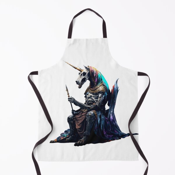 Item preview, Unicorn knight. Zombie unicorn. In the iridescent Gothic style. Skull. Halloween Zombie Unicorn designed and sold by Anastasiia Yurevych.