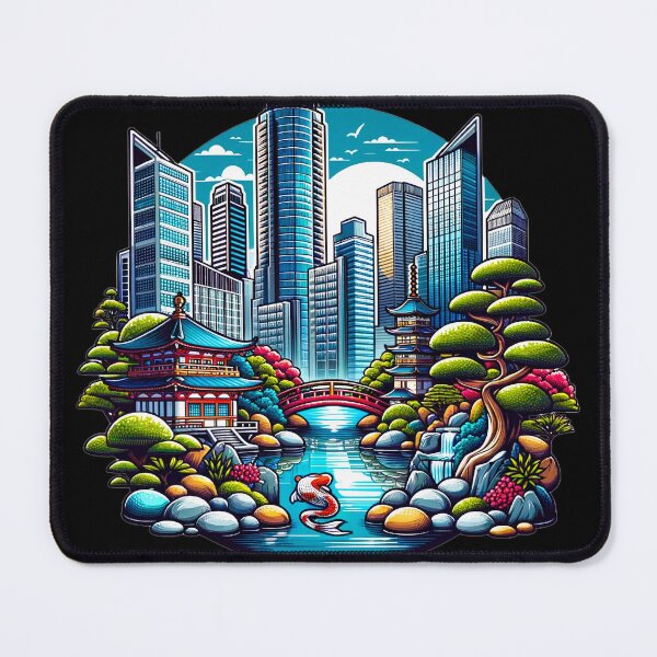 Item preview, Urban Zen: Cityscape Meets Zen Garden designed and sold by TriarArt.