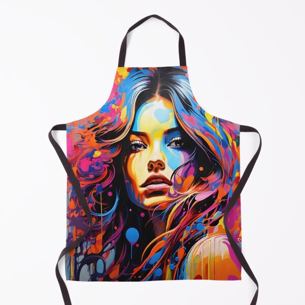 Item preview, Watercolour splash trendy woman designed and sold by Metaverse8.