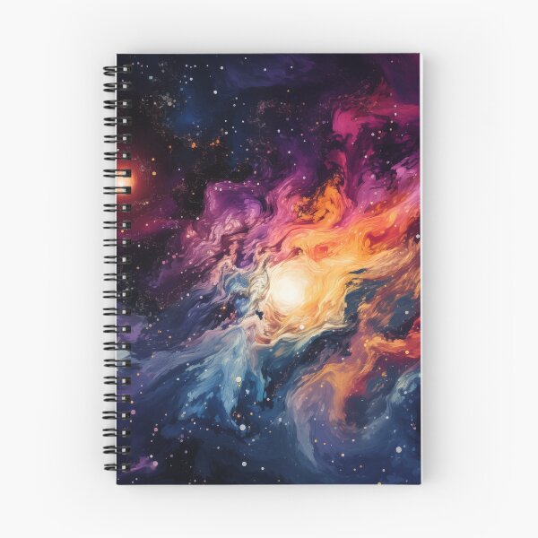 Item preview, abstract representation of the cosmos, with swirling colors, starbursts, and nebula-like formations. Think about how the universe's vastness and beauty can be captured in an abstract form. designed and sold by officialali2022.
