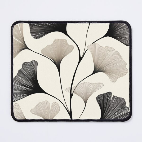 Item preview, ginkgo leaves botanical art  designed and sold by PandaKunst.